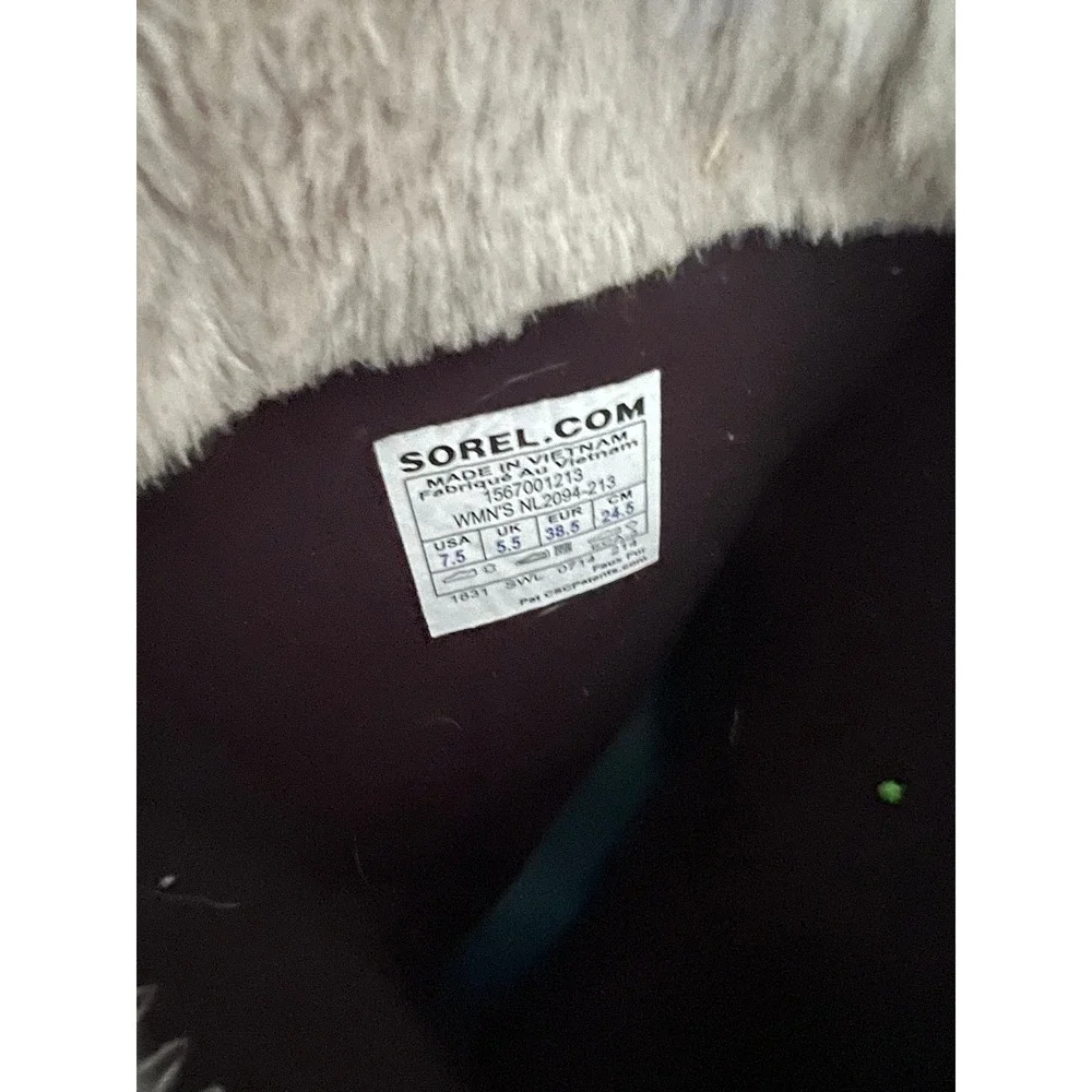 Sorel Tofino II Waterproof Winter Boots Grey Blue NL2094-213 Womens 7.5